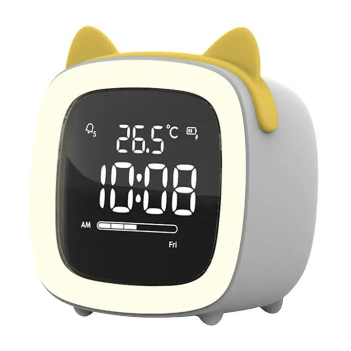 BunnyGlow - LED Zegar Alarmowy – Lampka Nocna z Wyświetlaczem Cyfrowym i Timerem