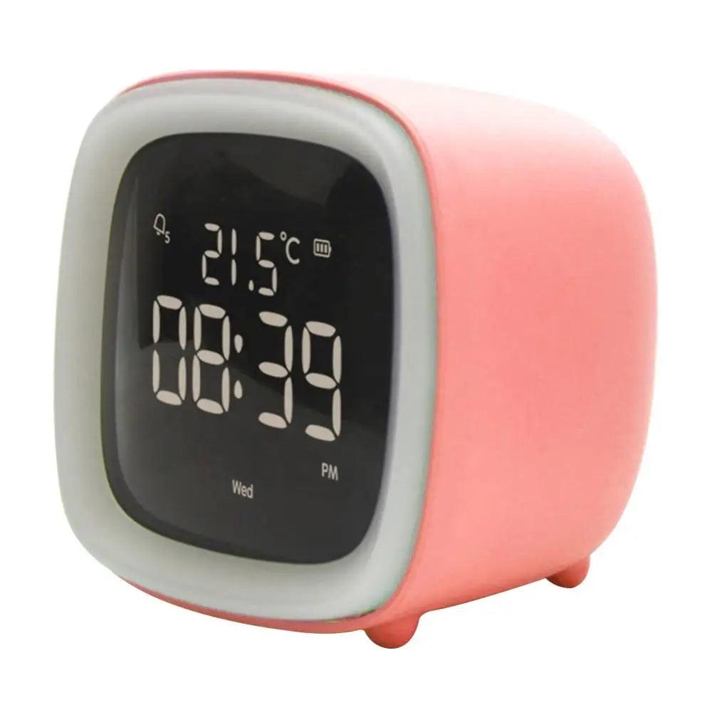 BunnyGlow - LED Zegar Alarmowy – Lampka Nocna z Wyświetlaczem Cyfrowym i Timerem