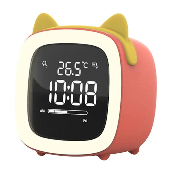 BunnyGlow - LED Zegar Alarmowy – Lampka Nocna z Wyświetlaczem Cyfrowym i Timerem
