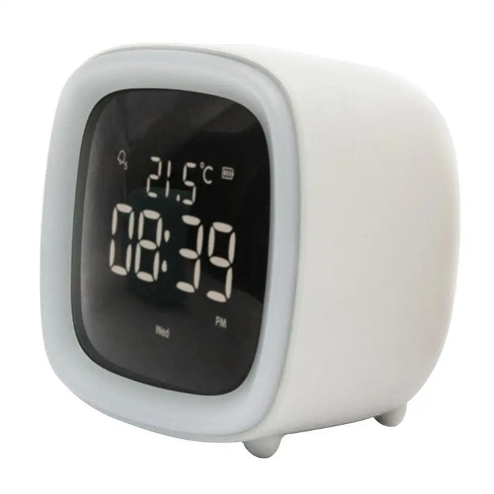 BunnyGlow - LED Zegar Alarmowy – Lampka Nocna z Wyświetlaczem Cyfrowym i Timerem