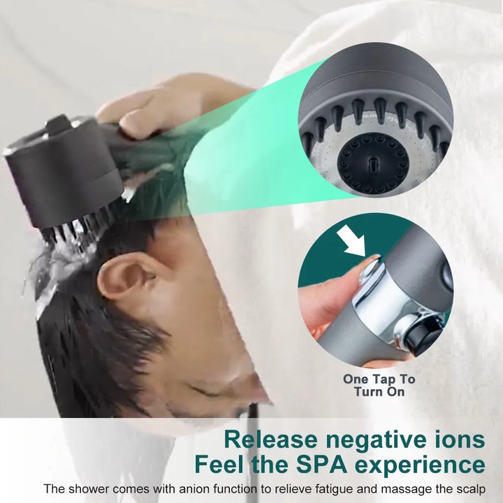Słuchawka prysznicowa – PowerSpray – zwiększone ciśnienie – doświadczenie spa