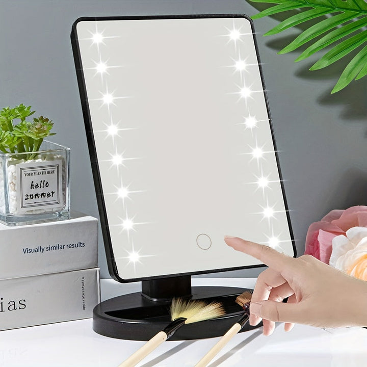 GlowPerfect - Lusterko do makijażu z 16 diodami LED