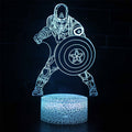 3D Lampa Marvel Kapitan Ameryka w Bitwie