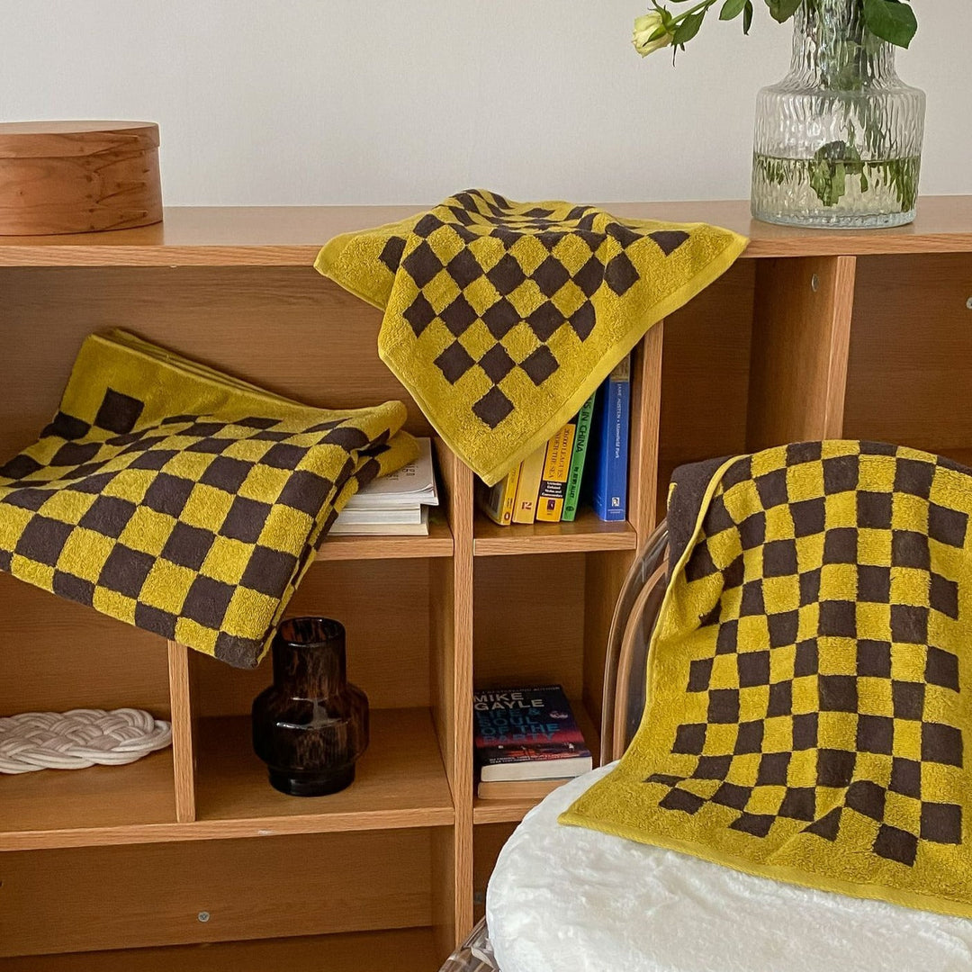 Kolekcja Ręczników Checkerboard Plus