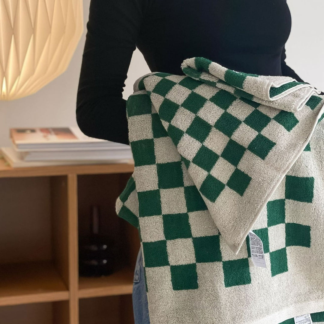 Kolekcja Ręczników Checkerboard Plus