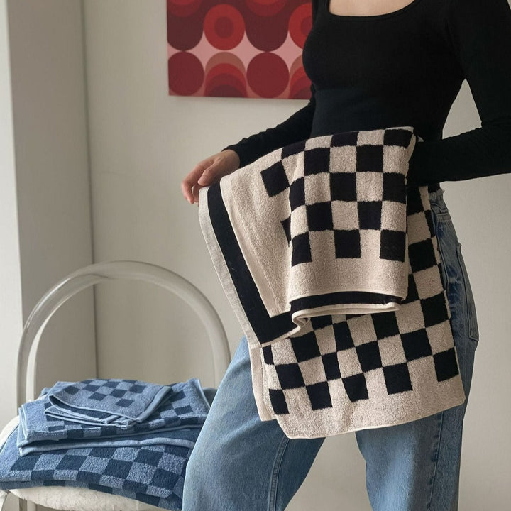 Kolekcja Ręczników Checkerboard Plus