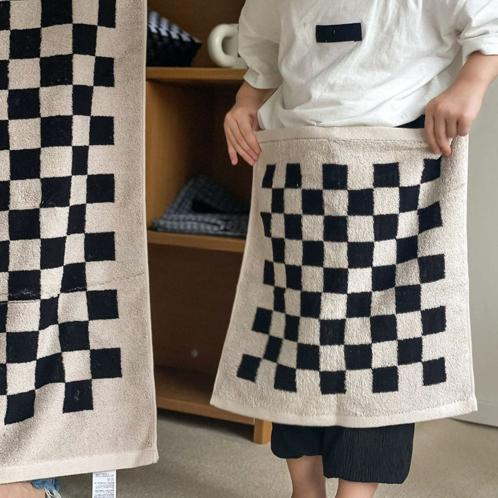 Kolekcja Ręczników Checkerboard Plus