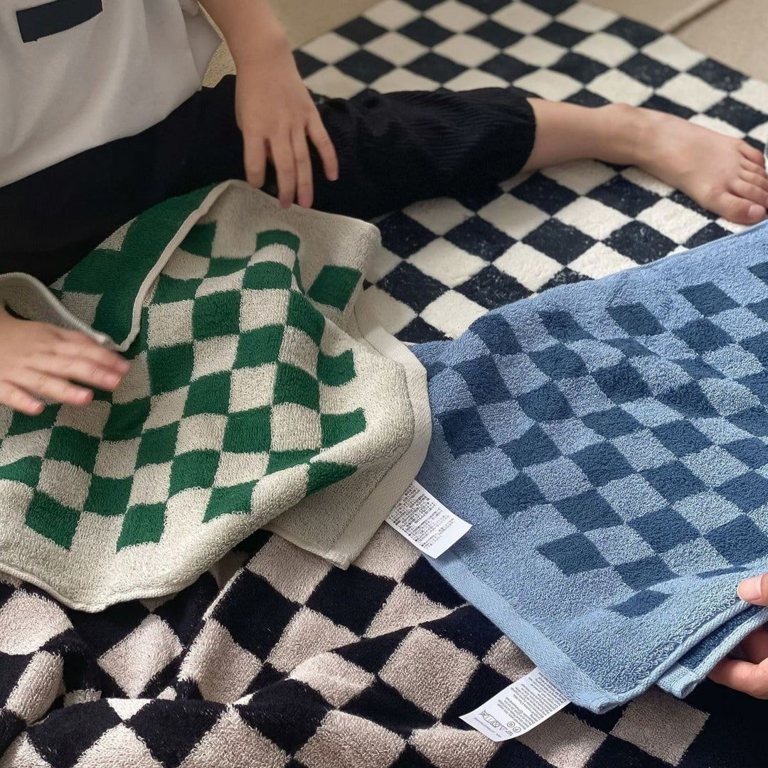 Kolekcja Ręczników Checkerboard Plus