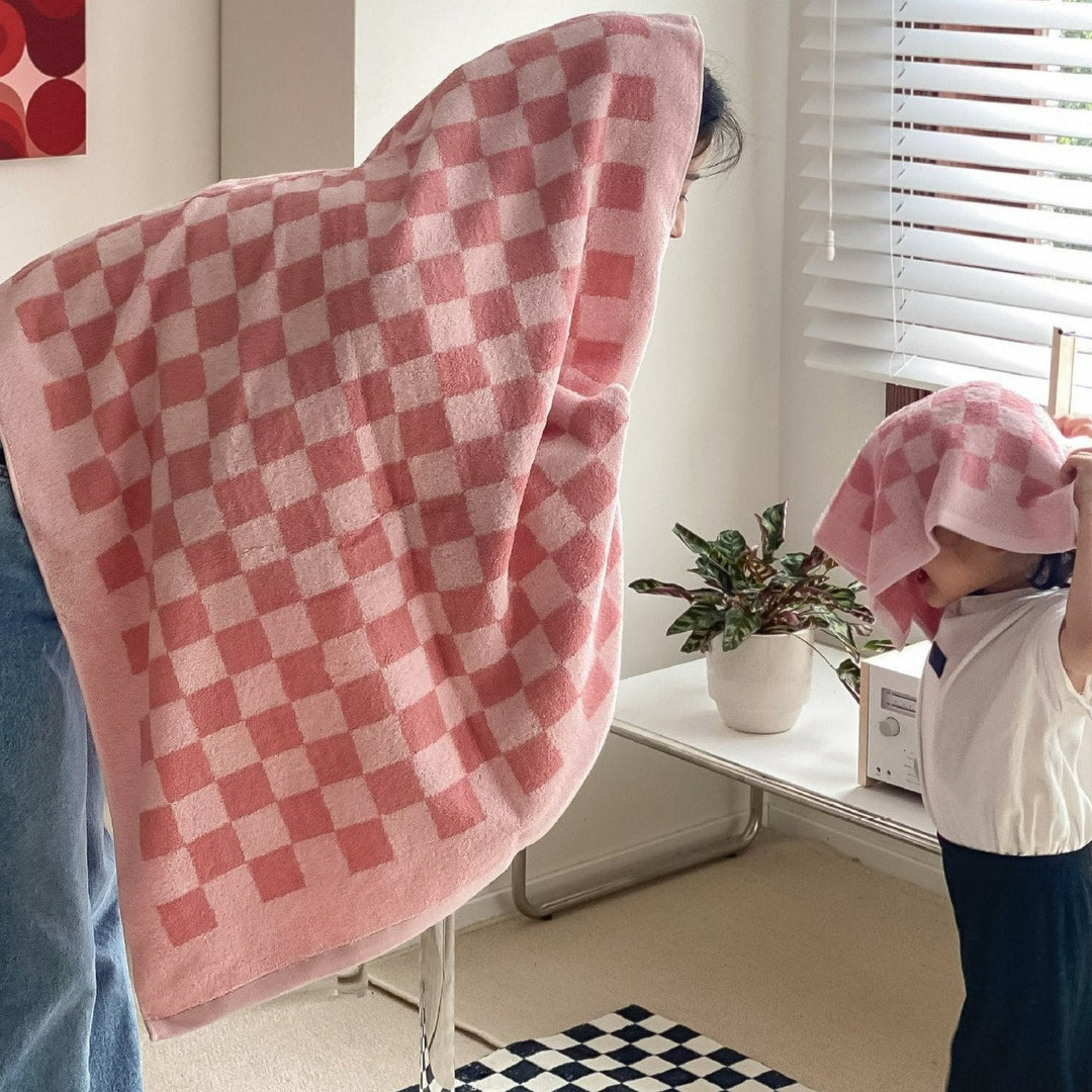 Kolekcja Ręczników Checkerboard Plus