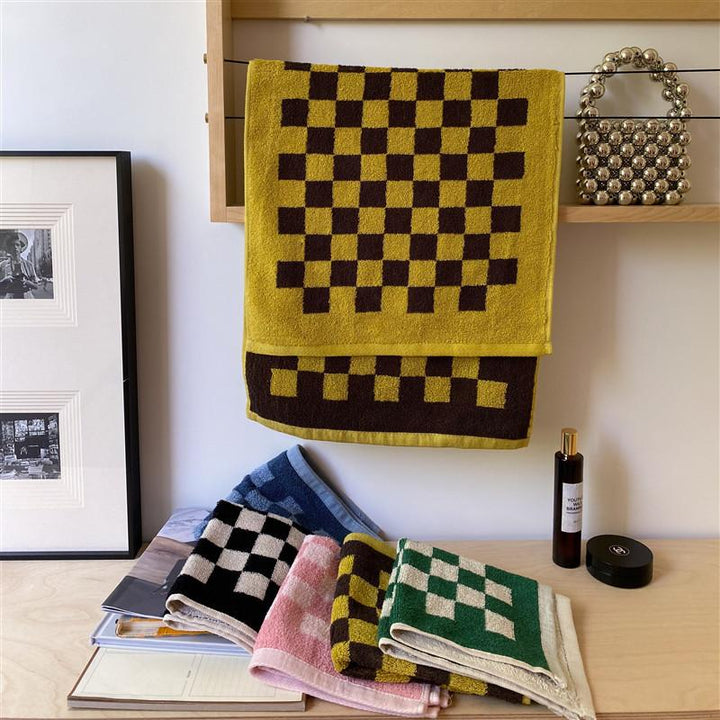Kolekcja Ręczników Checkerboard Plus