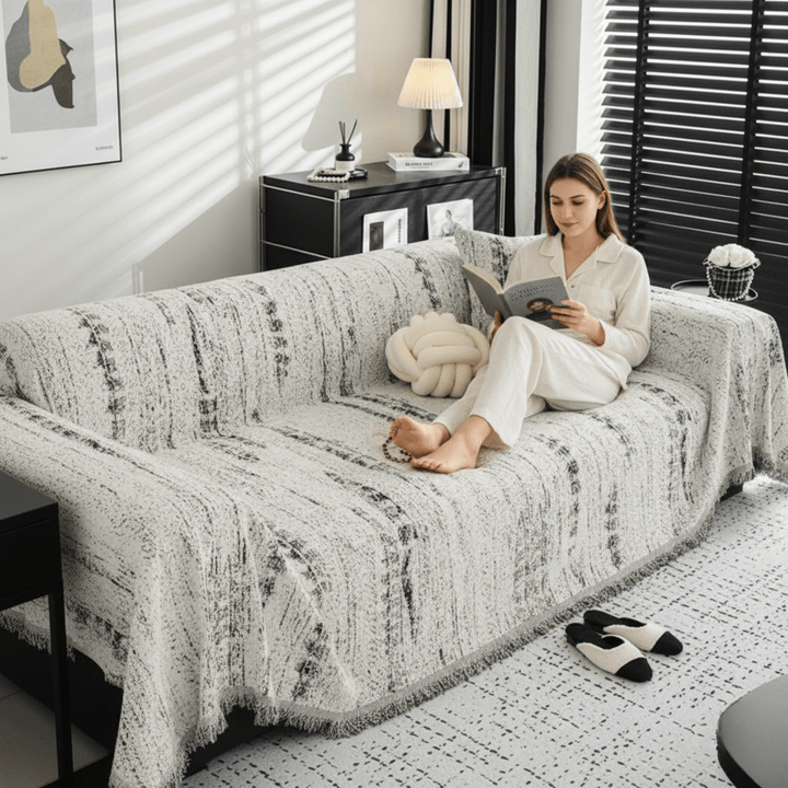 CHENILUX – Elegancki Pokrowiec na Sofę z Chenille dla Ochrony i Stylu
