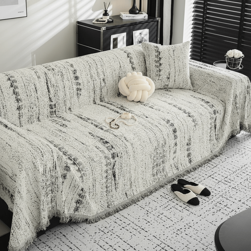 CHENILUX – Elegancki Pokrowiec na Sofę z Chenille dla Ochrony i Stylu