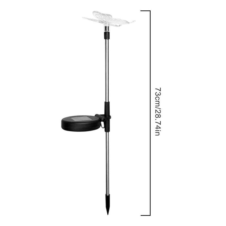 Lampy solarne LED do ogrodu "kolorowe muchy"