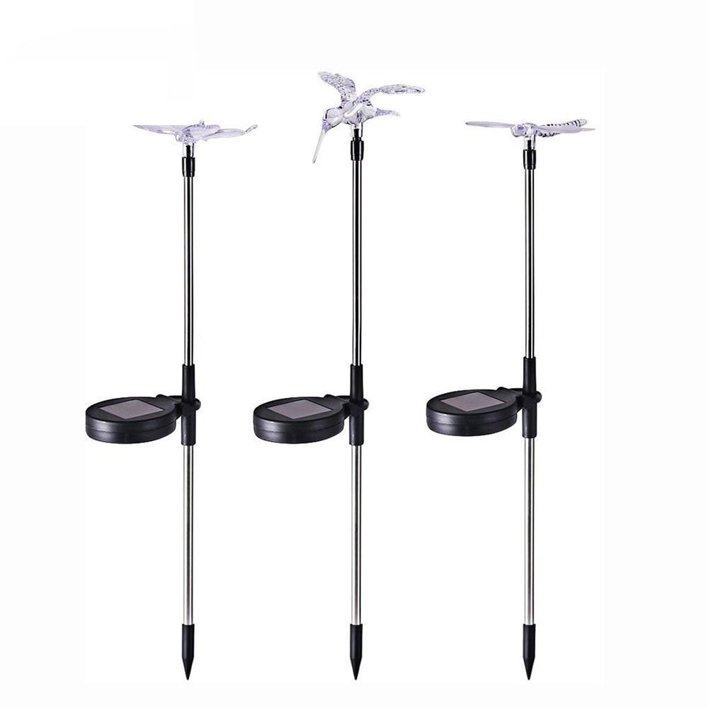 Lampy solarne LED do ogrodu "kolorowe muchy"