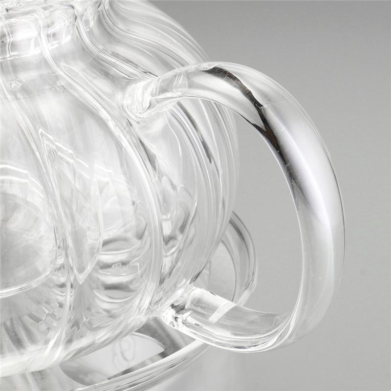 Zestaw Szklanych Dzbanków Herbacianych Crystal Clear