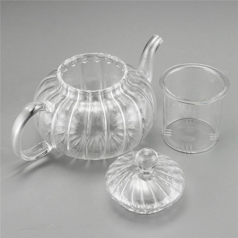Zestaw Szklanych Dzbanków Herbacianych Crystal Clear