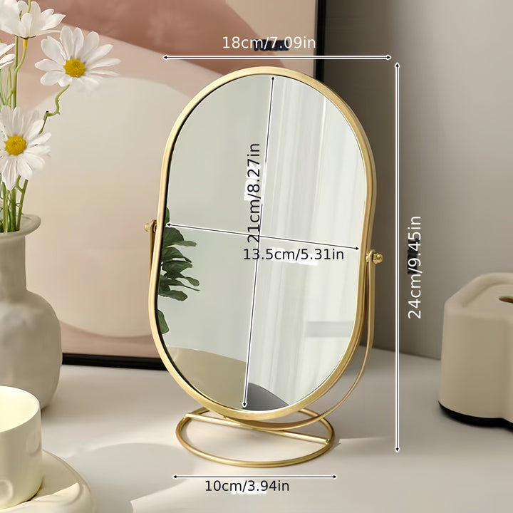 Lustro do makijażu 360° – Eleganckie lustro do każdego kąta