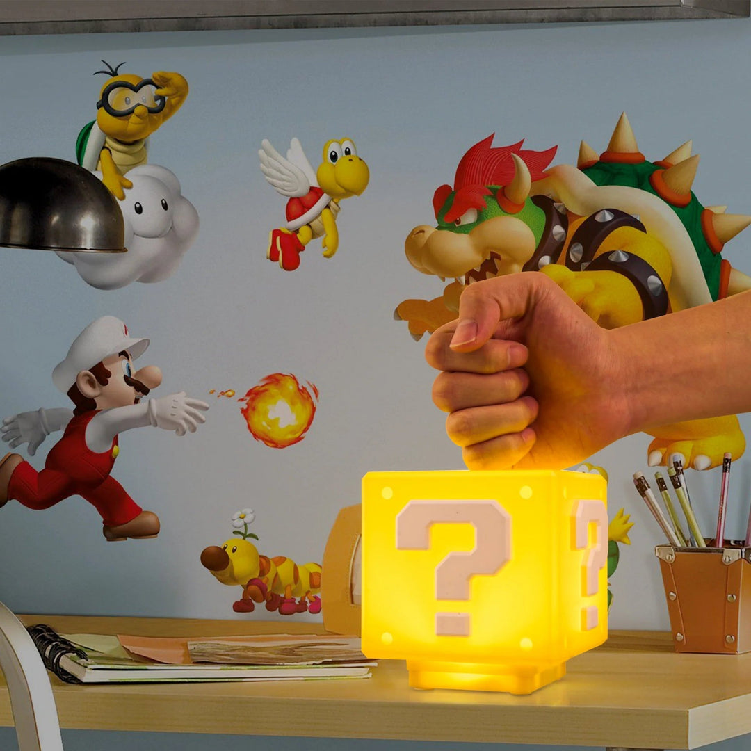 Lampa Nocna Power-Up Block - Dekoracja inspirowana grą Super Mario
