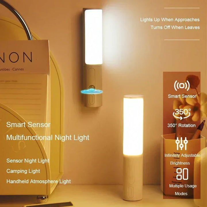 Inteligentna nocna lampka LED z czujnikiem