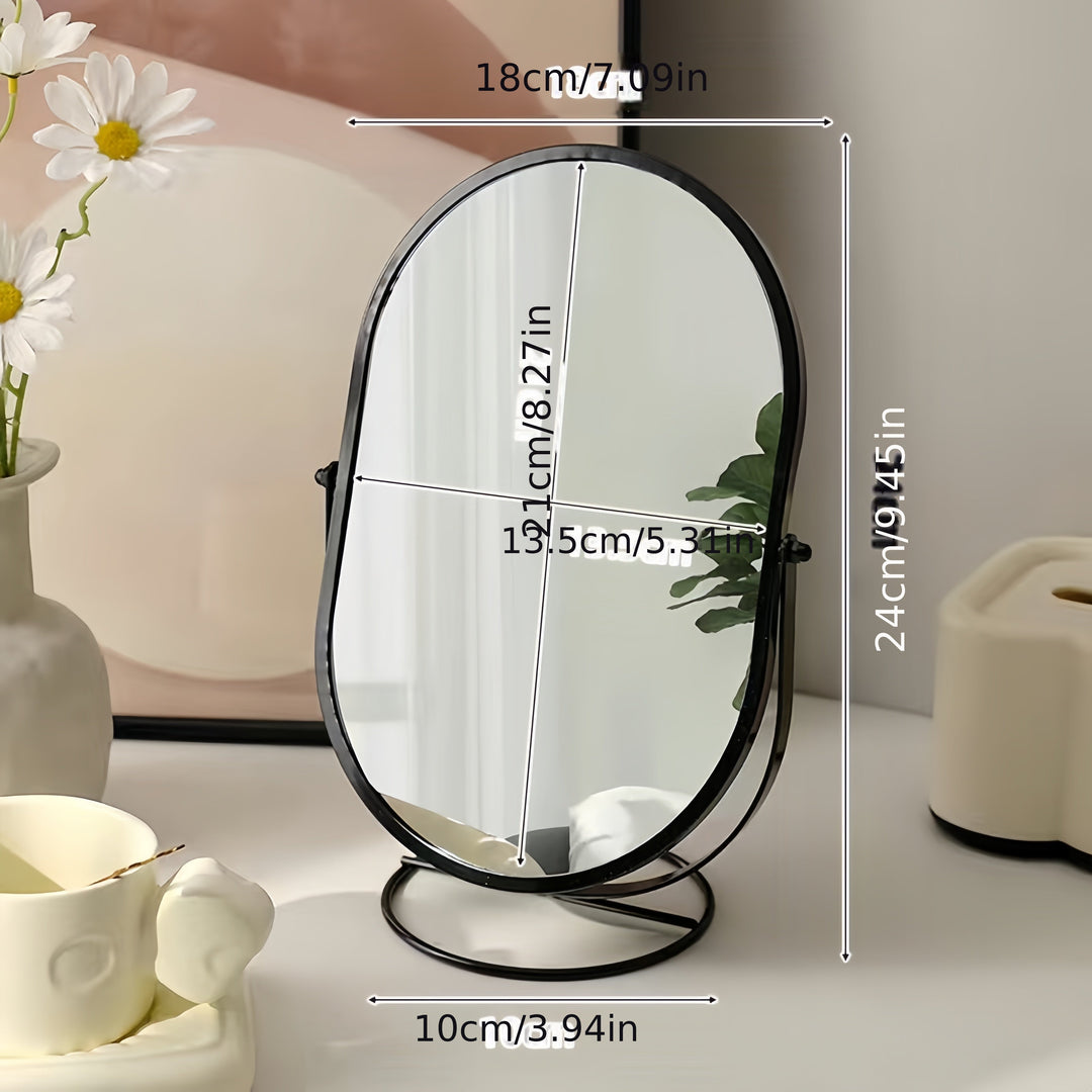 Lustro do makijażu 360° – Eleganckie lustro do każdego kąta
