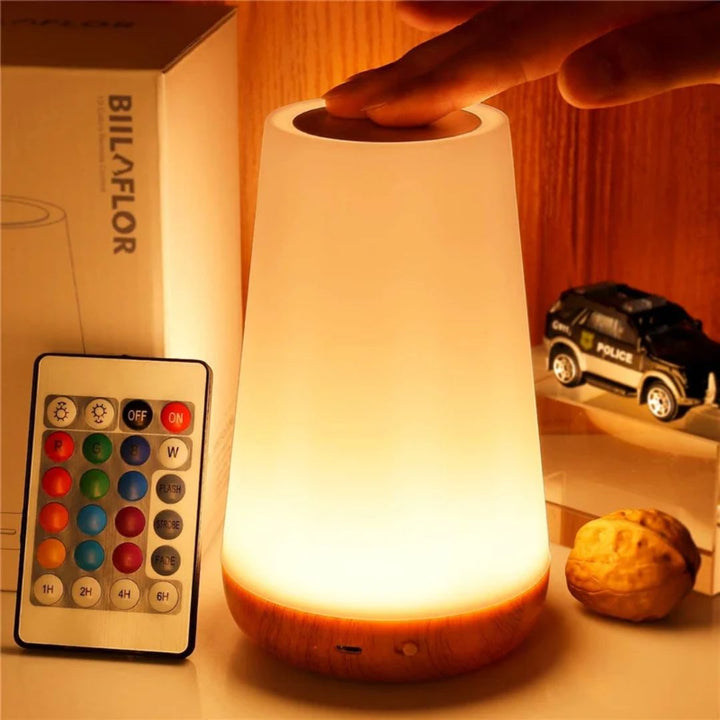 Angeria zmieniająca kolory Lampa nocna |