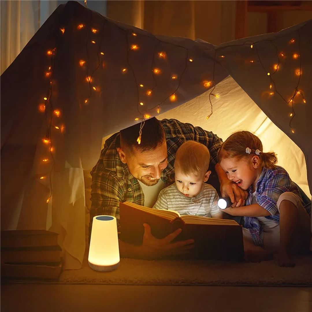 Angeria zmieniająca kolory Lampa nocna |