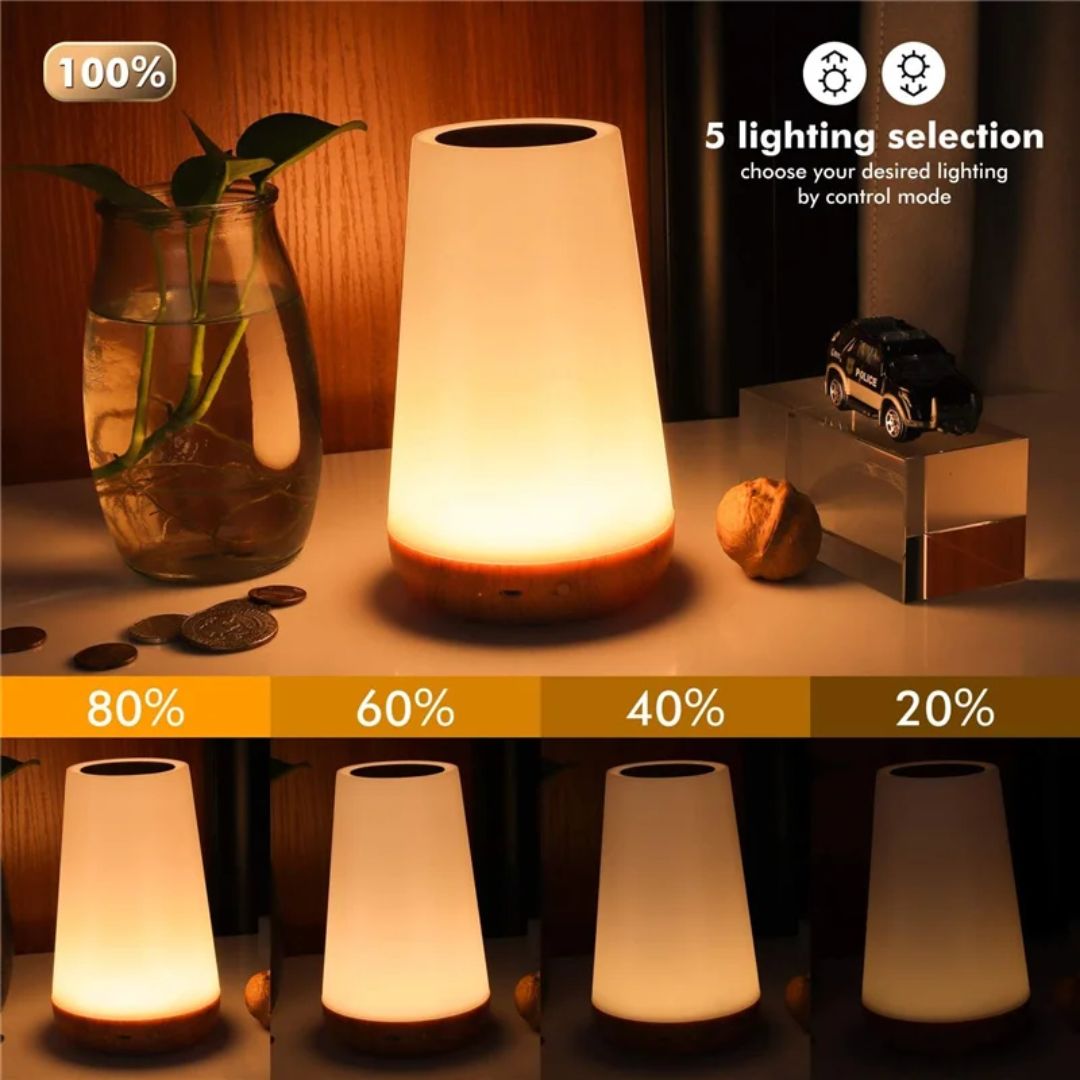 Angeria zmieniająca kolory Lampa nocna |