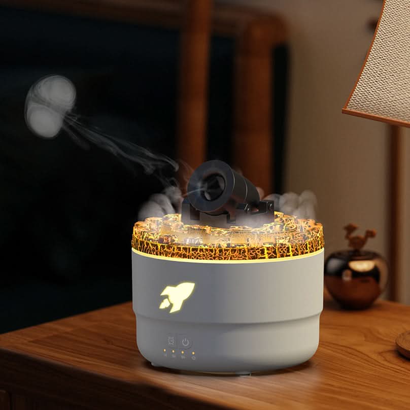 Nawilżacz powietrza Lava Cannon z dyfuzorem aromatów i nocną lampką