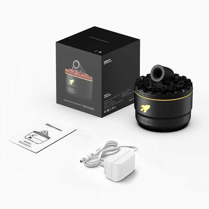 Nawilżacz Powietrza Cannon z Dyfuzorem Aromatycznym i Nocną Lampką Lava Idealny Prezent