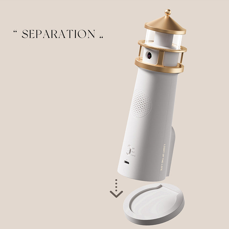 Lampa Bluetooth Głośnik Latarnia Księżycowy Cień Światło Ambientalne Najlepszy Prezent
