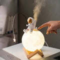 Lampa Księżycowa Astronauty 3D z LED, Nocna Lampa z Regulacją Jasności i Dekoracja do Pokoju Dziecięcego |