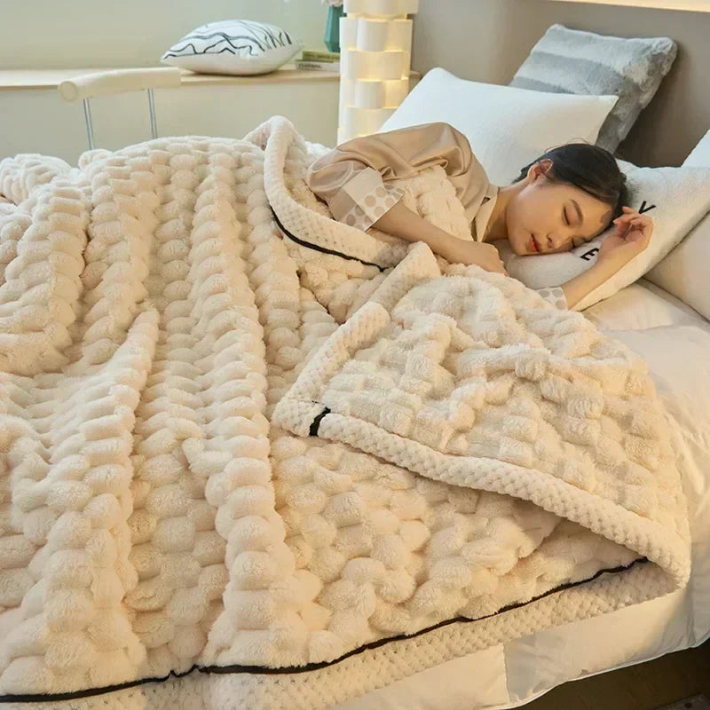 CozyTurt | Koc Velvet Żółw