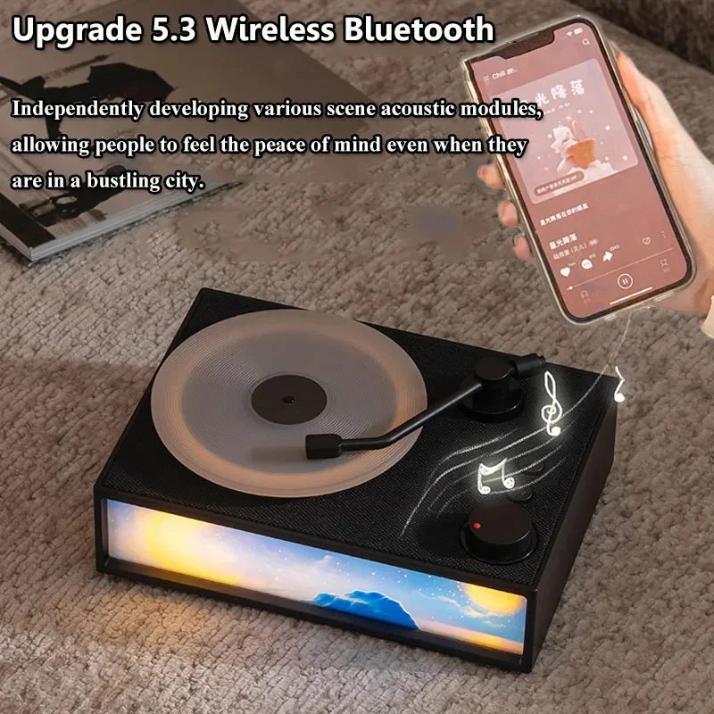 Głośnik Bluetooth z Aromaterapią i Nocną Lampką