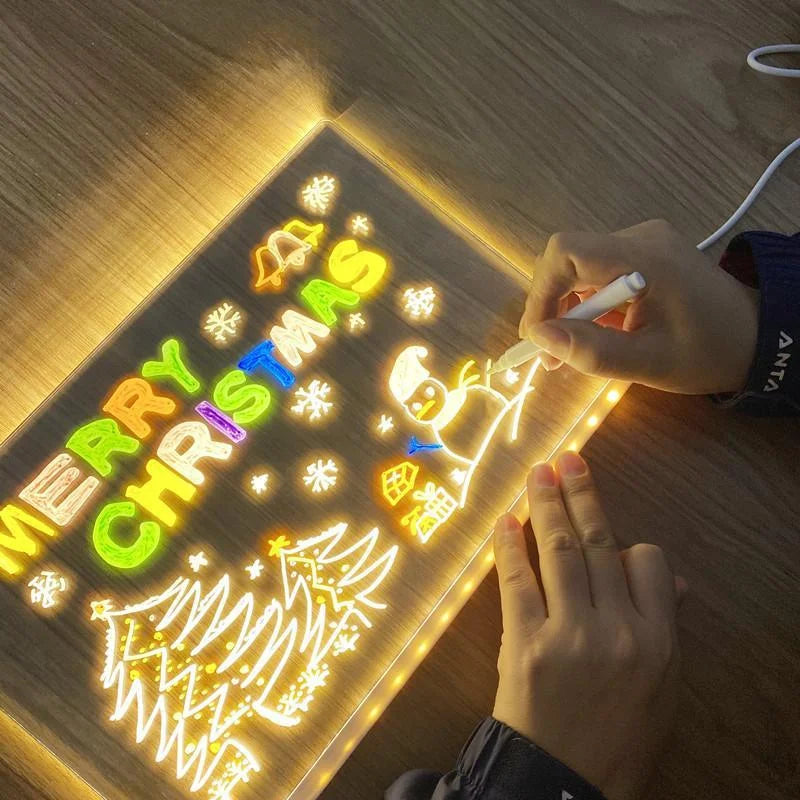 Tablica LED dla dzieci z kolorami