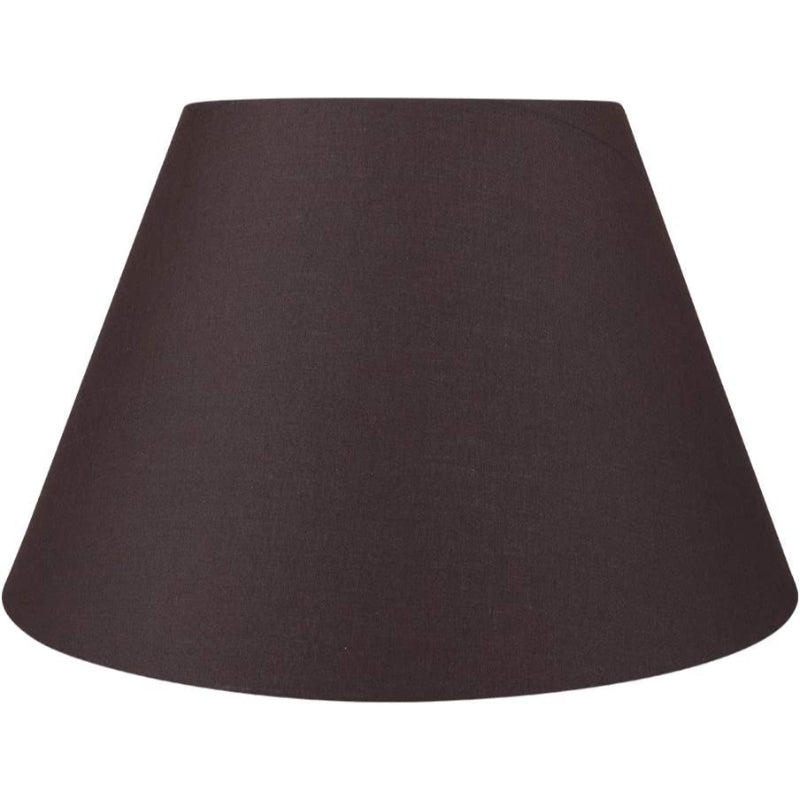 Średni klosz, klosz w kształcie beczki z tkaniny do lampy stołowej i podłogowej, 7x13x7.8 cala, naturalny wentylowany len, ręcznie robiony, pajęczyna (biała)