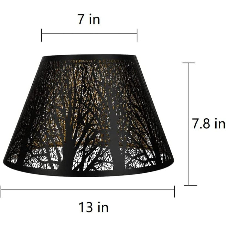 Średni klosz, klosz w kształcie beczki z tkaniny do lampy stołowej i podłogowej, 7x13x7.8 cala, naturalny wentylowany len, ręcznie robiony, pajęczyna (biała)