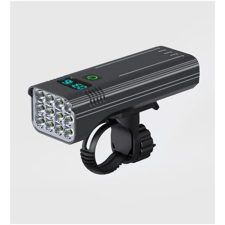 KrachtLight – Lampka rowerowa USB z wyświetlaczem cyfrowym i akumulatorem 10,000 mAh
