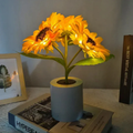 Ładowalna Lampa Nocna Słonecznik