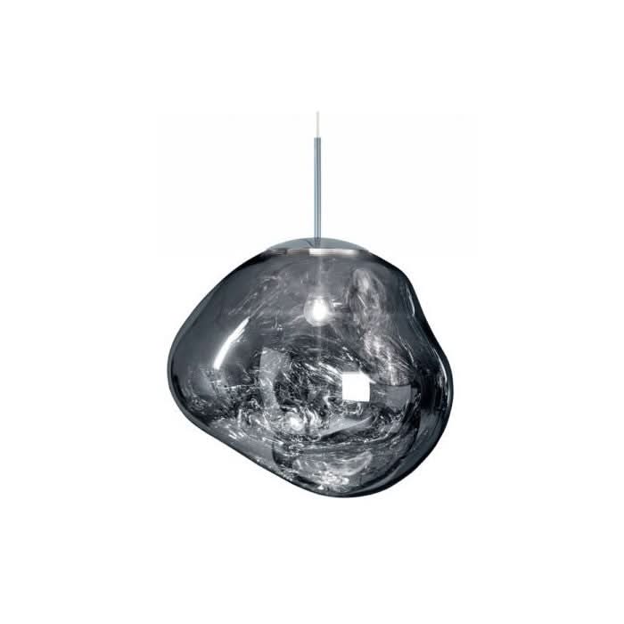 Dynamiczna Lampa Sufitowa LED z Akrylu z Lustrzanym Wykończeniem