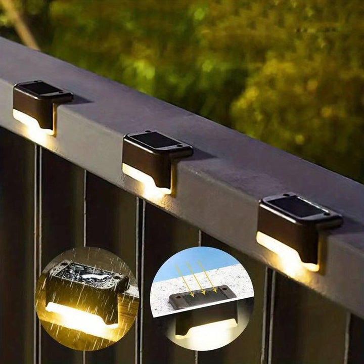 Bezprzewodowe lampy ścienne LED z energią słoneczną