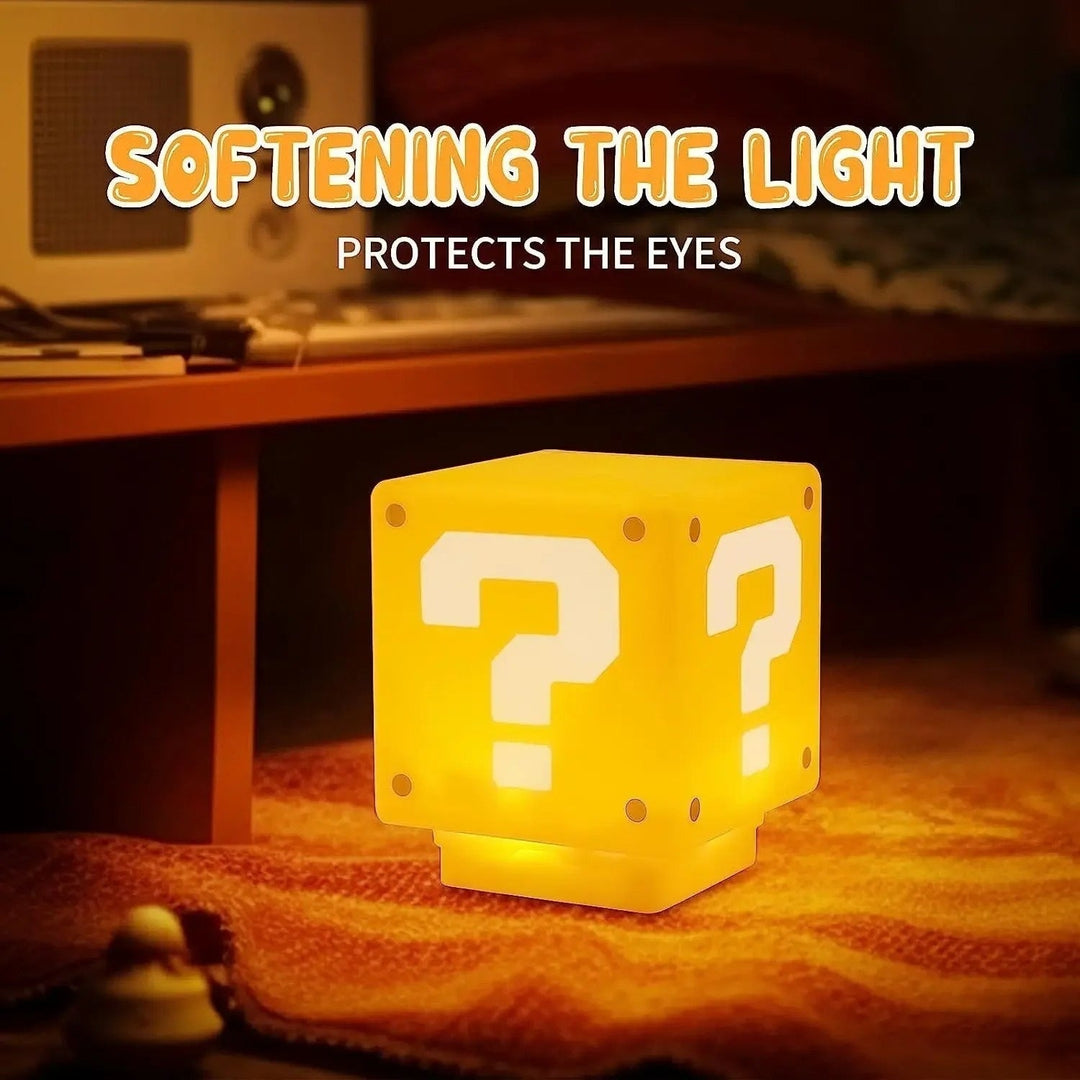 Super Mario 3D LED Blok Pytania Nocna Lampa