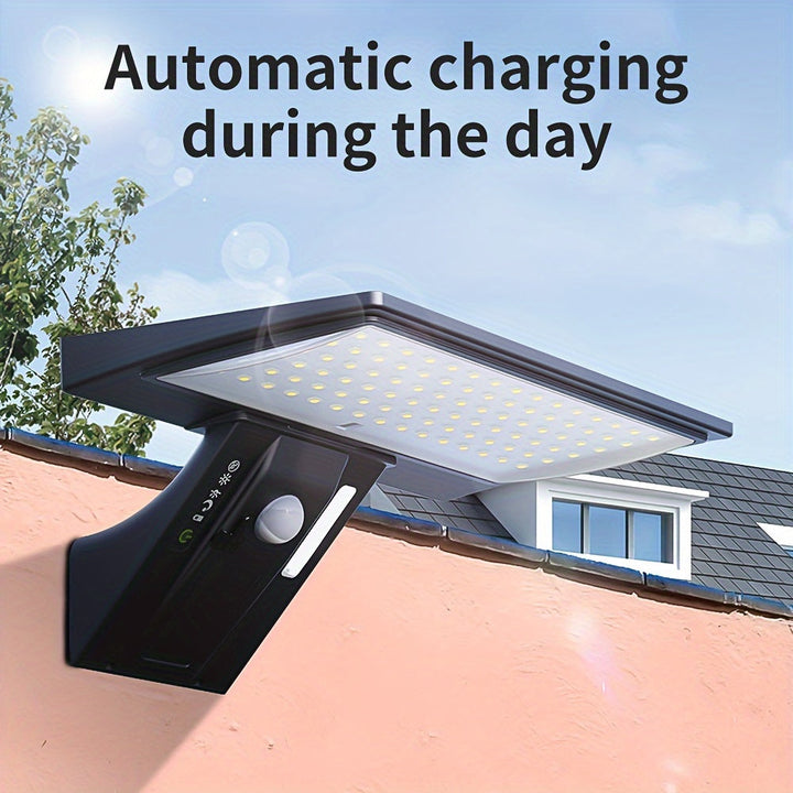 SmartSolar - Solarna lampa LED na zewnątrz z czujnikiem ruchu - dożywotnia darmowa energia świetlna
