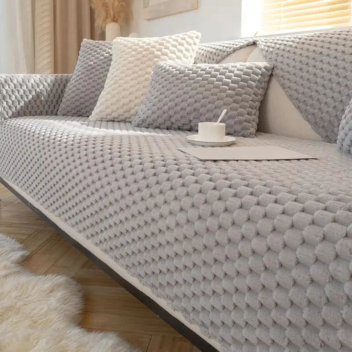 CozySlip - Ostateczny pokrowiec na sofę antypoślizgowy dla większego komfortu i stylu