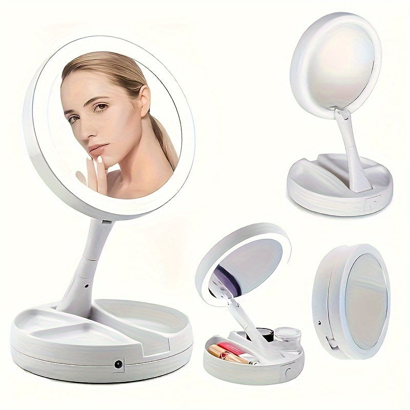 GlowMirror - Przenoś lusterko do makijażu z LED
