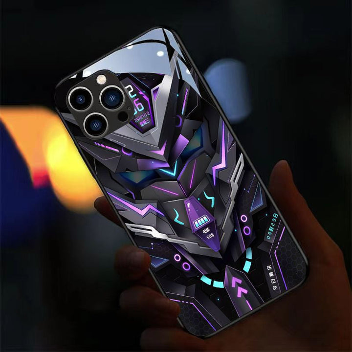 Fajny Mecha Apple Smart Flash Etui na Telefon