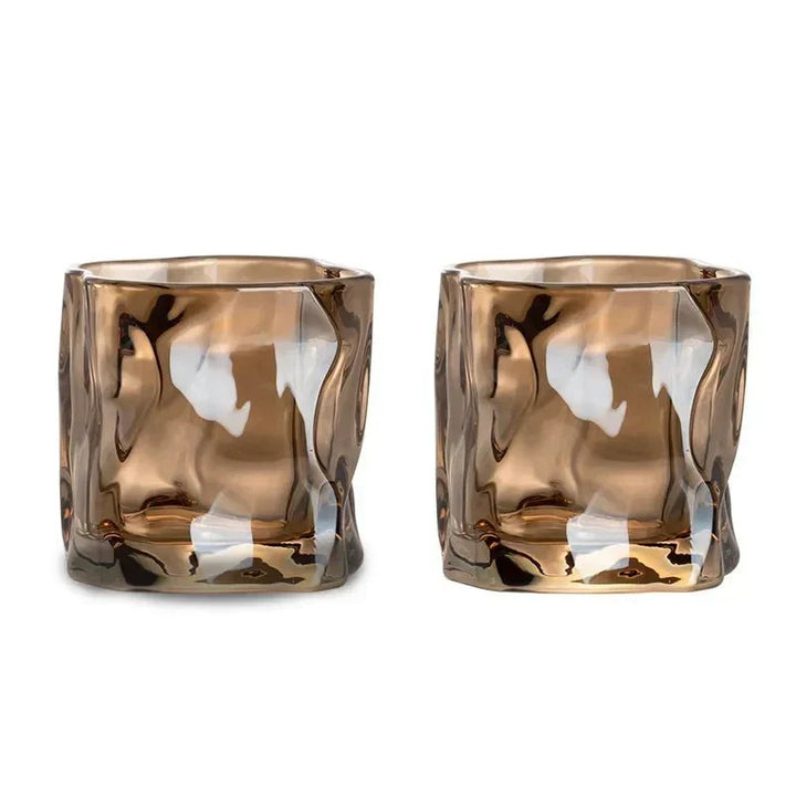 Elegancka Szklanka do Whisky z Wypukłością Lodowca