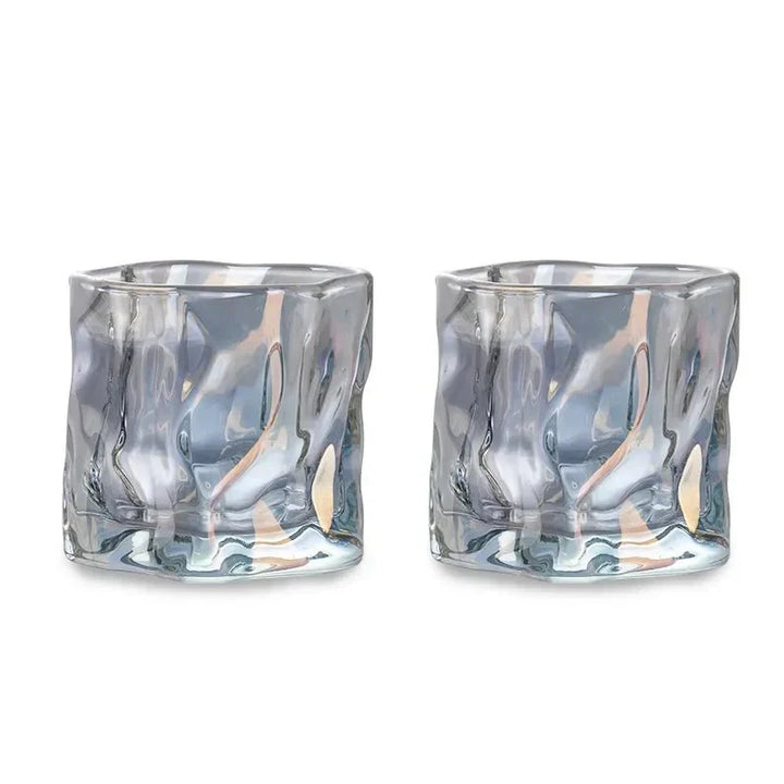 Elegancka Szklanka do Whisky z Wypukłością Lodowca