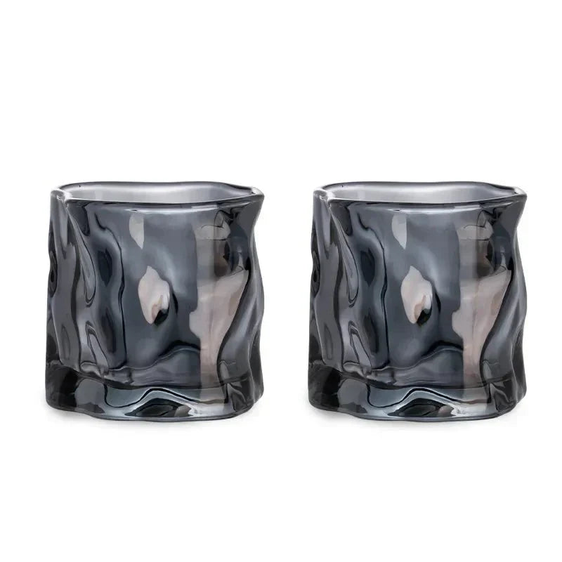 Elegancka Szklanka do Whisky z Wypukłością Lodowca