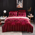 Pokrowiec na kołdrę Geometric Luxury – Oddychający i Chłodzący