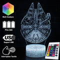 Lampa 3D Star Wars Millennium Falcon